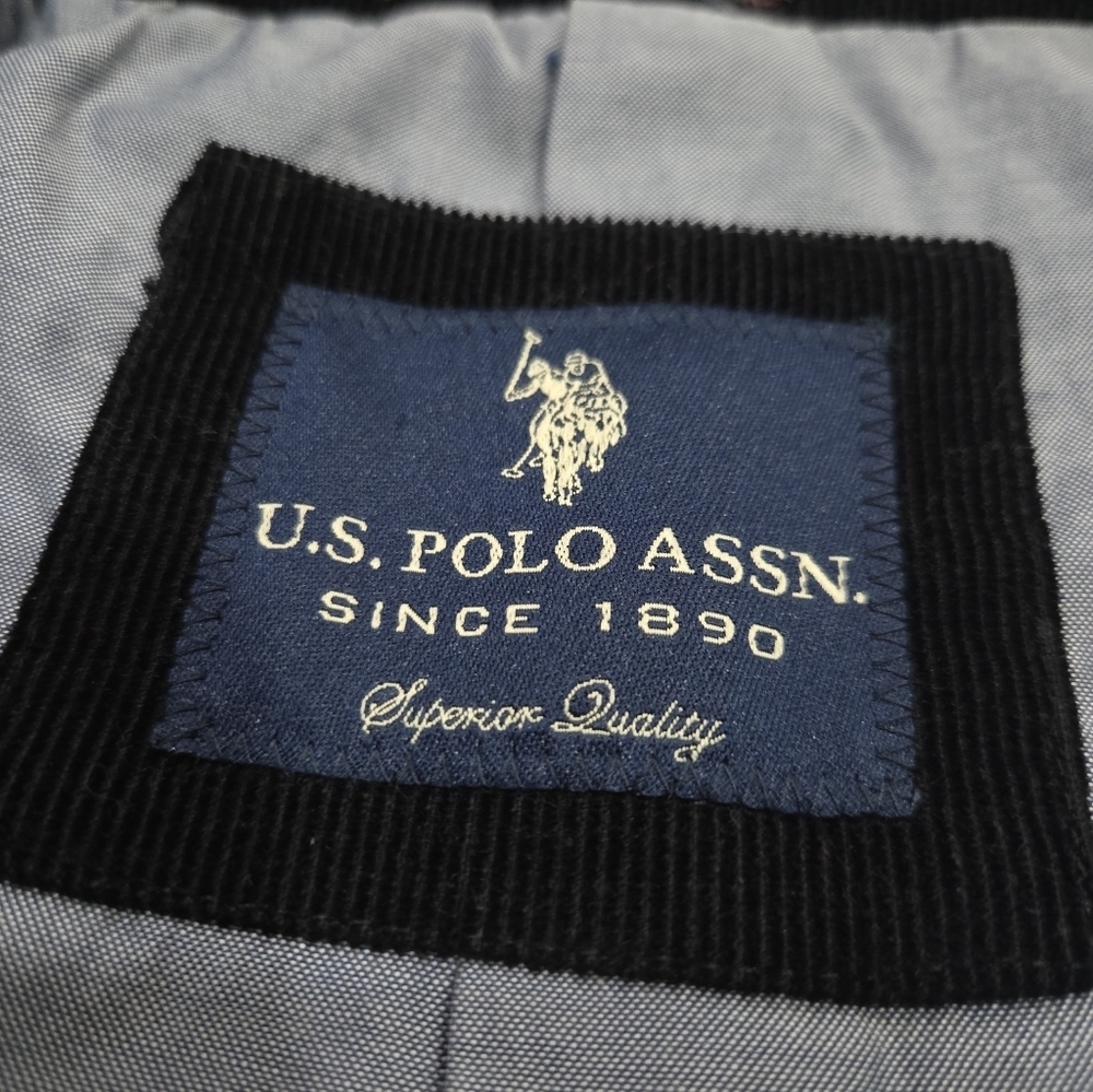U.S.Polo ASSN Men's Black Corduroy Blazer Sz.XXL - Picture 5 of 11